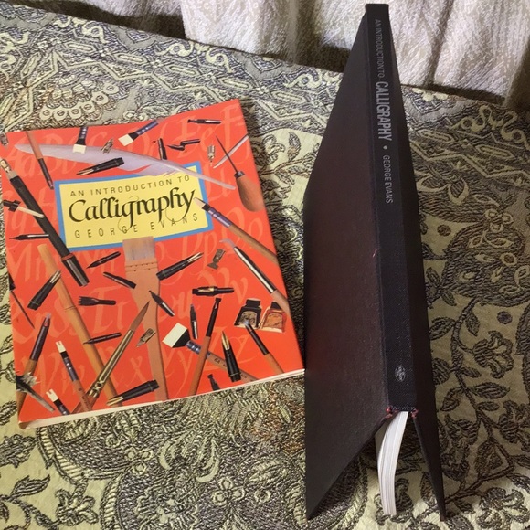 An Introduction to Calligraphy vintage lrg hardcover book 1987 George Evans - Picture 3 of 11